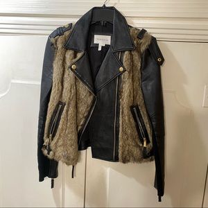 BCBGeneration Faux leather/fur jacket